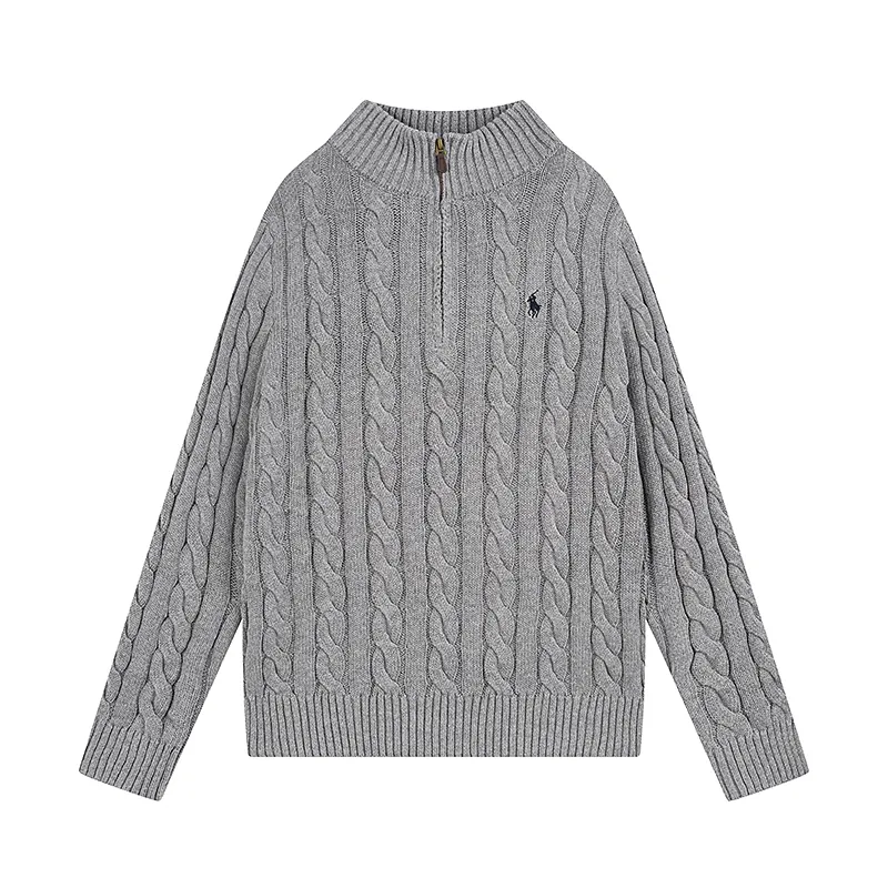 Style No. 2502 P240 Polo Ralph Lauren SS22 solid color casual micro-label embroidered half-zip sweater Color: cream blue gray card color Size: S (recommended within 120 catties) m (recommended within 140 catties) L (recommended within 160 catties) xL (recommended within 180 catties)